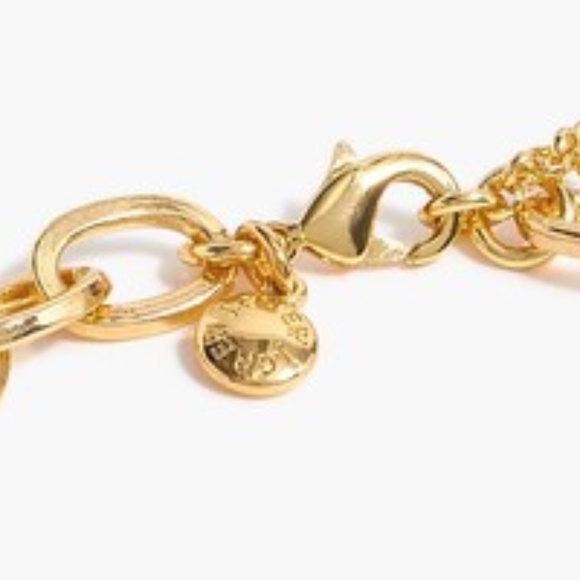 J. Crew Factory Gold Charm Bracelet - Picture 2 of 8